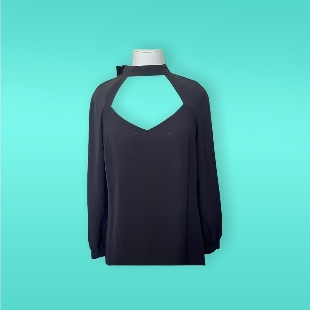 NWT Bebe black Stylish Shirt Size Small